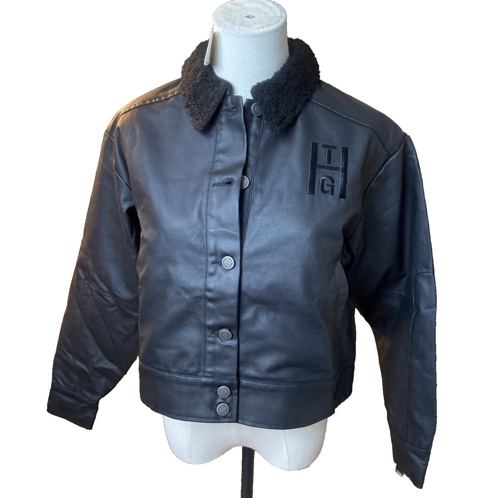 Honor The Gift Wax Jacket Small Black Women's WHTG220416 Urban Streetwear
